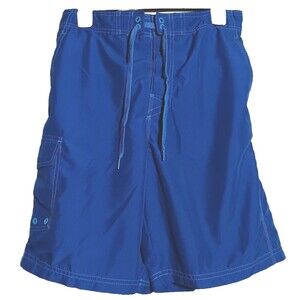 Route 66 Mens Size M Blue Swim Trunk